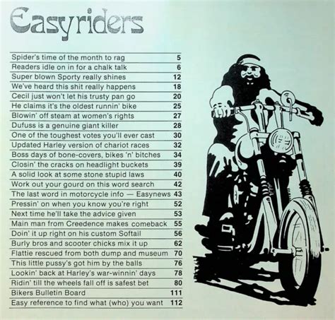 Vtg Easyriders Magazine May Ln David Mann Centerfold Biker