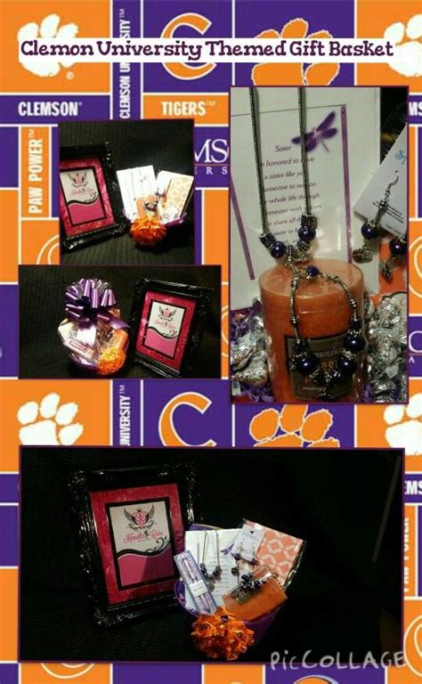 Clemson University Themed T Basket Themed T Baskets T