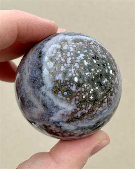 Ocean Jasper Sphere 060 - Spirit Connexions