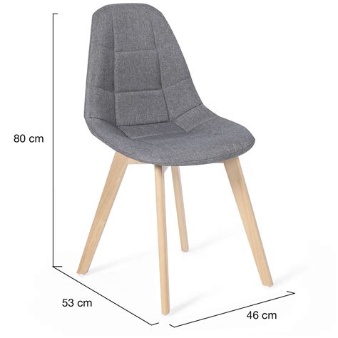 Chaises Scandinaves Mix Color Beige Gris Clair Bleu Canard Et Gris