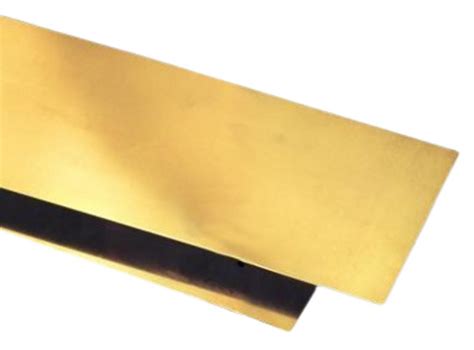 1Mm Thick And 10X6 Inch Corrosion Resistant Polished Brass Sheet