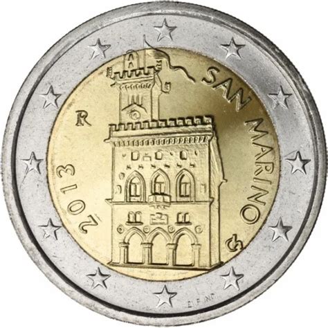 MONEDA DE 2 Euros De San Marino 2013 Sin Circular No Conmemorativa EUR