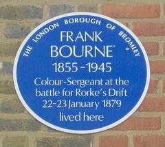 Frank Bourne Blue Plaque Open Plaques