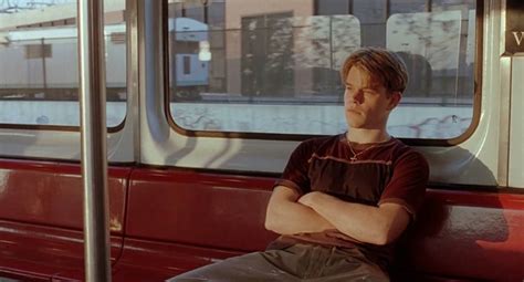 Good Will Hunting Will Hunting Matt Damon Taking The Red Line To