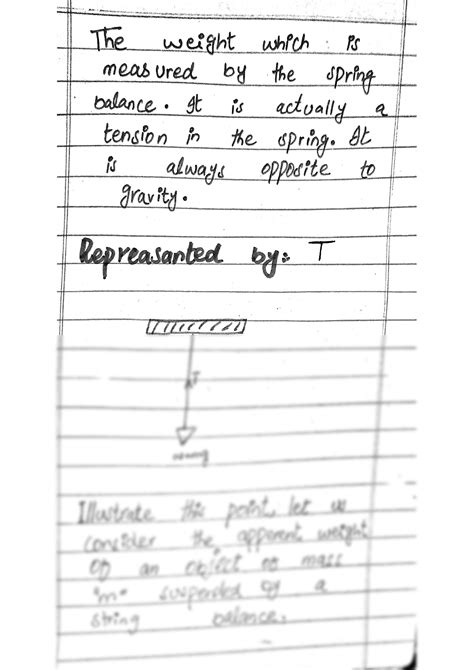 Solution Real Weight And Apparent Weight With To Cases Diagrams