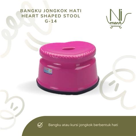 Jual BANGKU HATI G 14 LION STAR KURSI JONGKOK BANGKU PENDEK