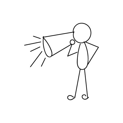 Funny Stickman hand drawn style for print 35977044 Vector Art at Vecteezy