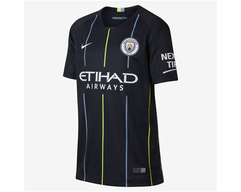 Nike Manchester City Away Jersey Youth Navy