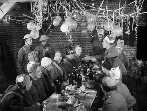 Vintage Photos Of British Army And Royal Navy Celebrating Christmas In