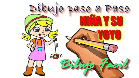 COMO DIBUJAR NIÑA Y SU YOYO DIBUJO FACIL PASO A PASO YouTube