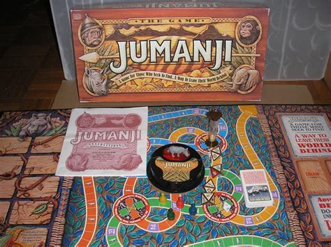 Jumanji The Board Game Milton Bradley 1995 Complete 1796039327