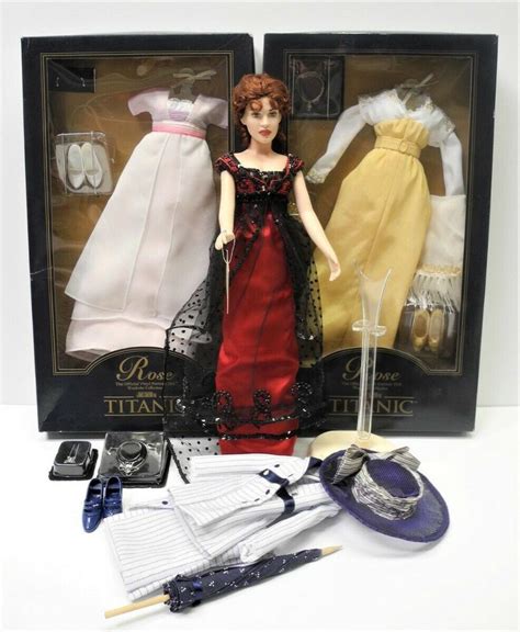 Franklin Mint Titanic Rose Vinyl Portrait Doll And 3 Outfits 2015529511