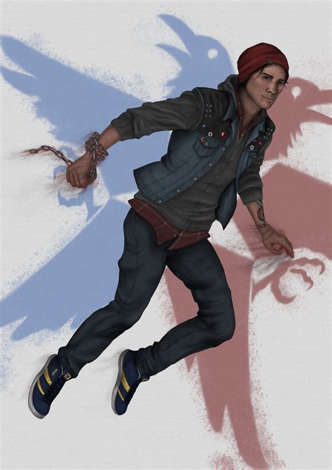 Delsin Rowe Infamous Second Son By Binals On Deviantart