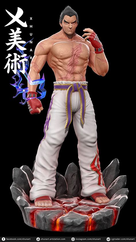 Kazuya Mishima Stl D Model D Printable Cgtrader