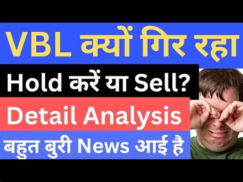 VBL Share Analysis VBL Latest News VBL Ka Share Kyu Gir Raha Hai