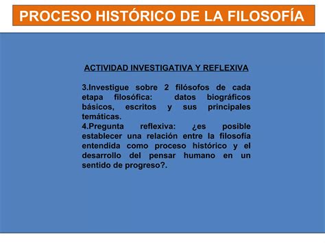 Proceso Historico De La Filosofia Ppt