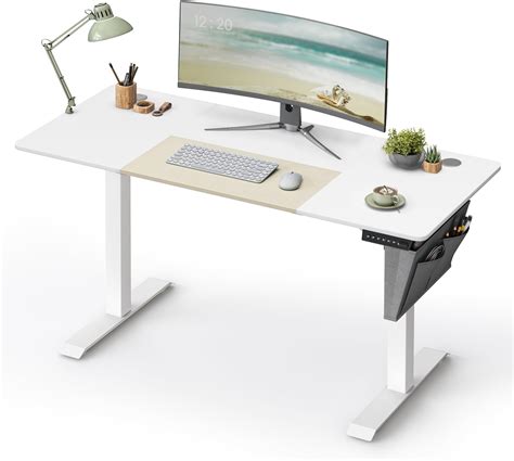 Songmics Bureau Assis Debout Lectrique X X Cm Table