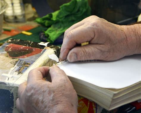 An Elderly Man`s Skillful Hands Stock Photo - Image of professional ...