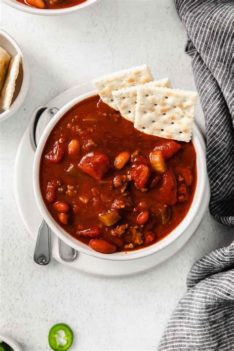 Wendy's Chili Recipe (Copycat) - Fit Foodie Finds