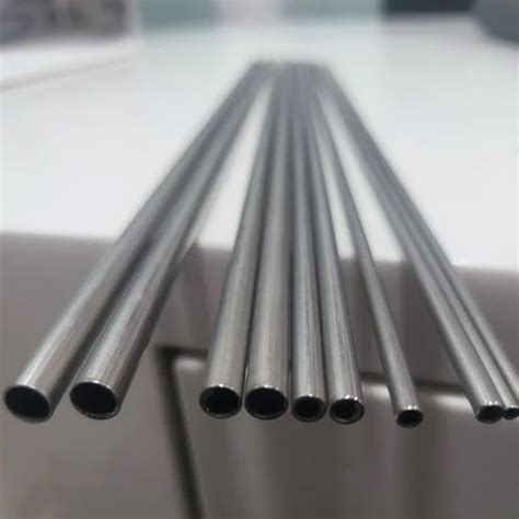 Round Stainless Steel L Capillary Tubes Size Diameter Inch