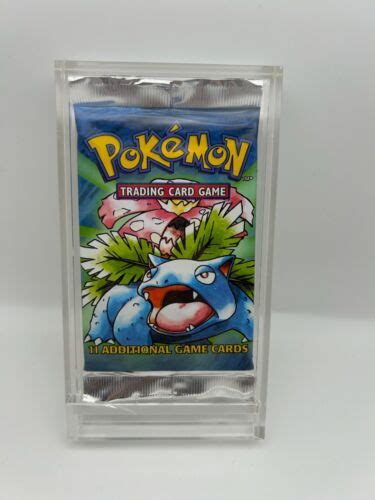 1999 Pokemon Base Set Unlimited Booster Pack Factory Sealed