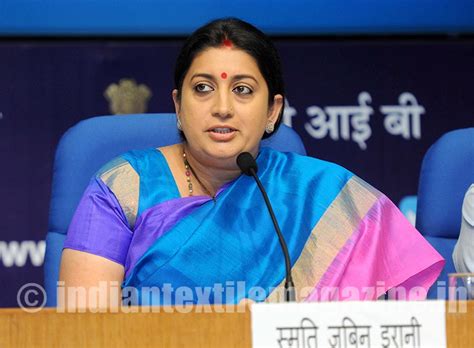 Smriti Zubin Irani Takes Over As Textiles Minister The Textile Magazine