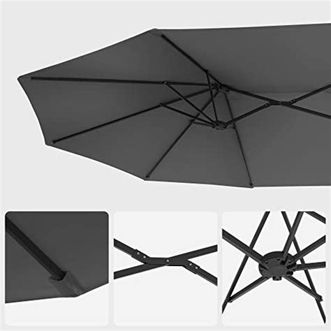 Songmics Parasols X Cm Extra Grote Parasol Tuinparasol Uv