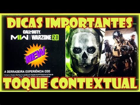 TOQUE CONTEXTUAL WARZONE 2 DICAS CONFIGURAÇÃO BÁSICA PARA INICIANTES