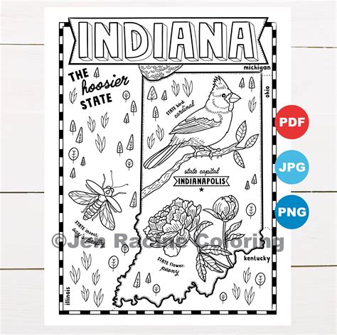 Veg Michigan State Coloring Pages