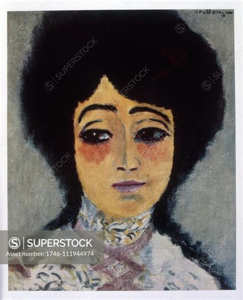 Spanish Woman Oil On Canvas By Kees Van Dongen