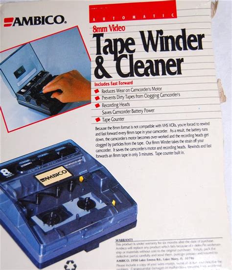 Ambico Model V 0758 8mm Video Tape Rewinder Ebay