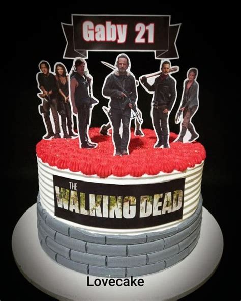 Bolo The Walking Dead Twd Birthday Quick Personalized Cakes