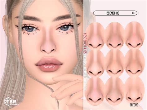 The Sims Resource Nose Blush N 155