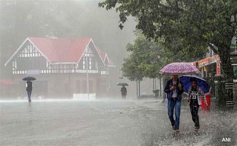 Himachal Pradesh To Get Light To Moderate Rainfall Yellow Alert Issued