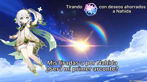 Mis Tiradas Al Gachapon De Nahida Genshin Impact Youtube