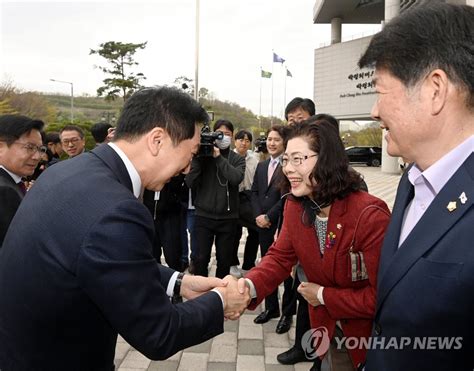 김기현 대표 박정희대통령기념관 방문 연합뉴스