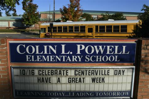 PHOTOS: Centreville’s Colin L. Powell Elementary School marks death of namesake - WTOP News