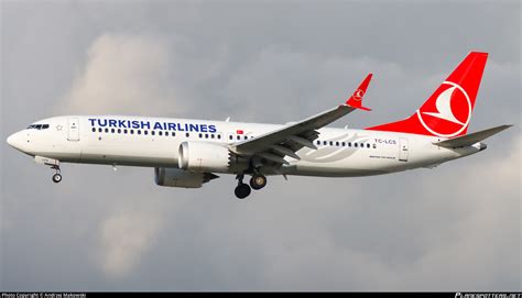 TC LCS Turkish Airlines Boeing 737 8 MAX Photo By Andrzej Makowski ID