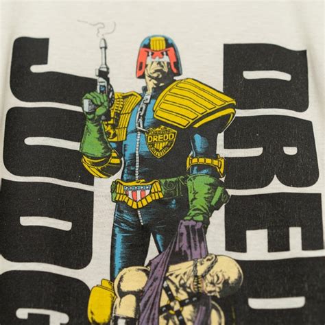 Vintage Judge Dredd Comic T Shirt Gem