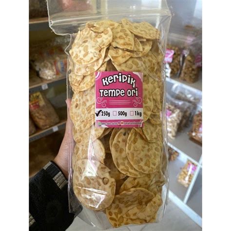 Jual Keripik Tempe Kemasan Repack 250g Shopee Indonesia