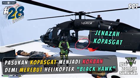 GTA 5 ZOMBIE MISI EPIC MENCURI HELIKOPTER BLACK HAWK 28 YouTube