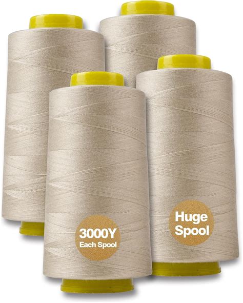 Amazon Serger Thread All Purpose Thread For Sewing Beige Thread