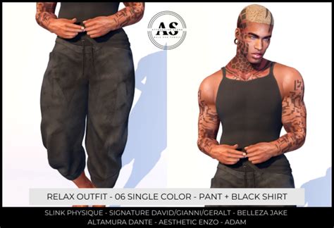 Second Life Marketplace Relax Outfit 06 Slink Signature Gianni