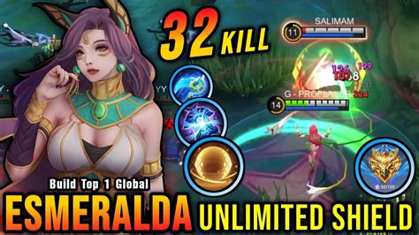 32 Kills Esmeralda Unlimited Shield And Brutal Damage Build Top 1