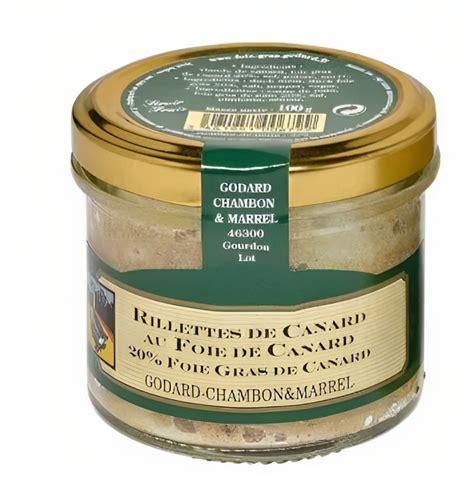 Rillettes De Canard Au Foie De Canard 20 Foie Gras De Canard 90g