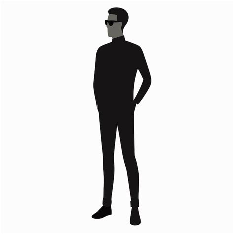 Premium Vector A Man Wearing Sunglasses And A Shirt That Says Hes A Man