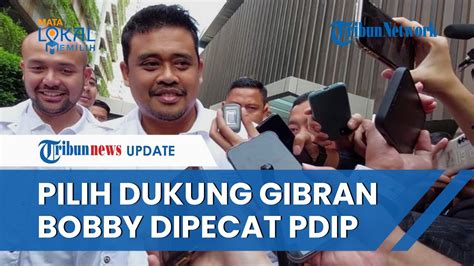 Membelot Pilih Dukung Prabowo Gibran Bobby Nasution Dipecat Dpc Pdip