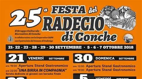 Festa Del Radecio A Conche Di Codevigo Dal 21 Settembre Al 7 Ottobre 2018