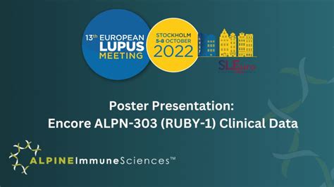 Alpine Immune Sciences Inc On Linkedin Lupus2022