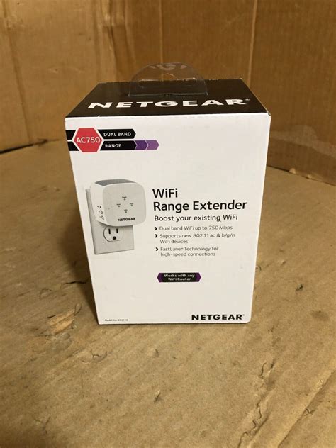 NETGEAR EX3110 AC750 WiFi Wall Plug Range Extender And Signal Booster